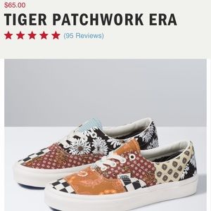 Tiger Patchwork Vans - SOLD OUT ONLINE